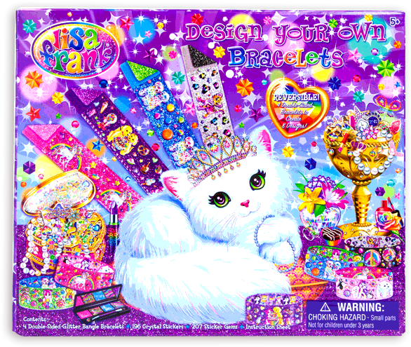 Lisa Frank® Design Your Own Bracelet - False Lisa Frank Design Your Own Bracelets (654x654), Png Download