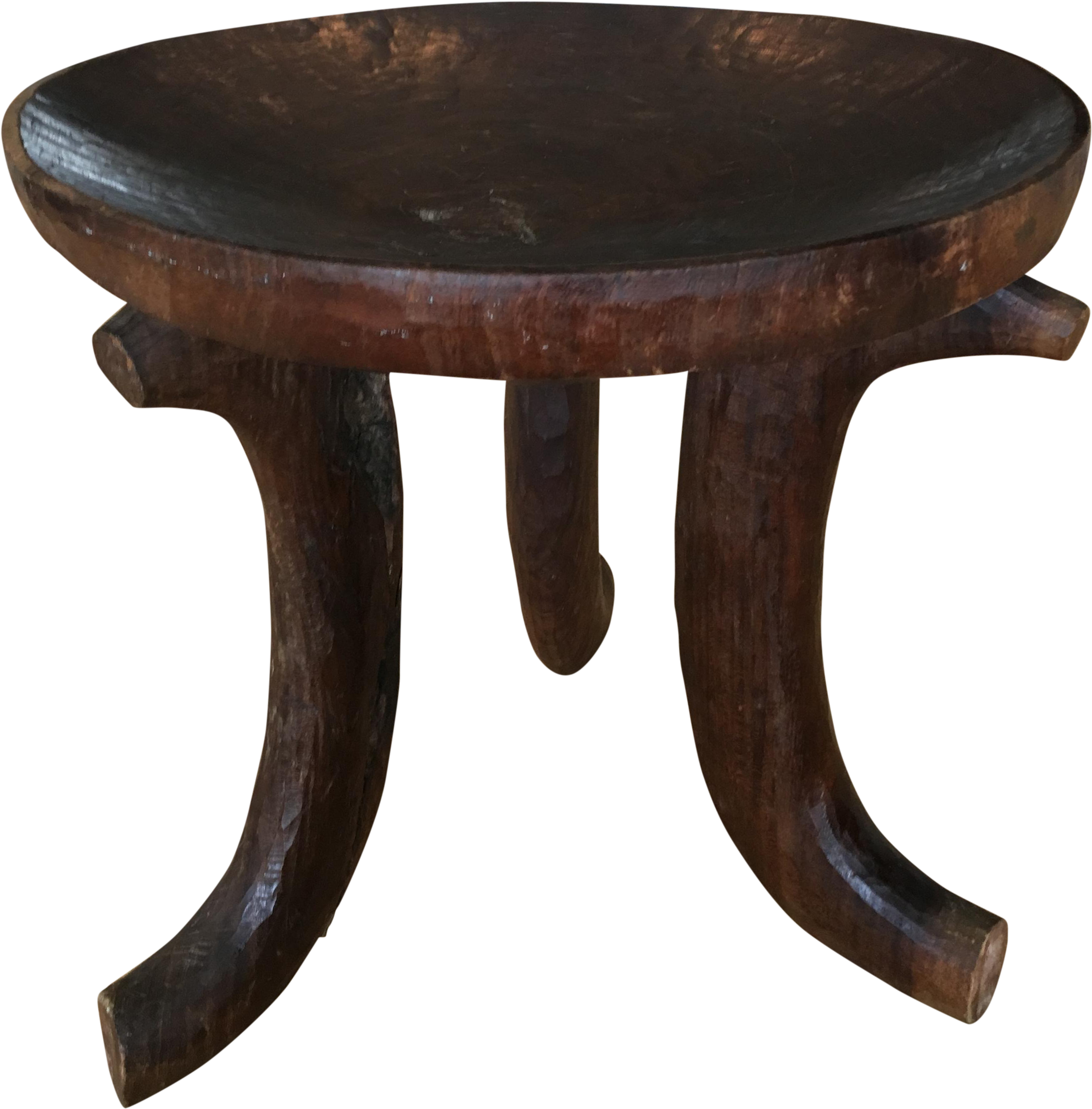 This Beautiful, Sculptural Ethiopian Three-legged Stool - Coffee Table (2809x2852), Png Download