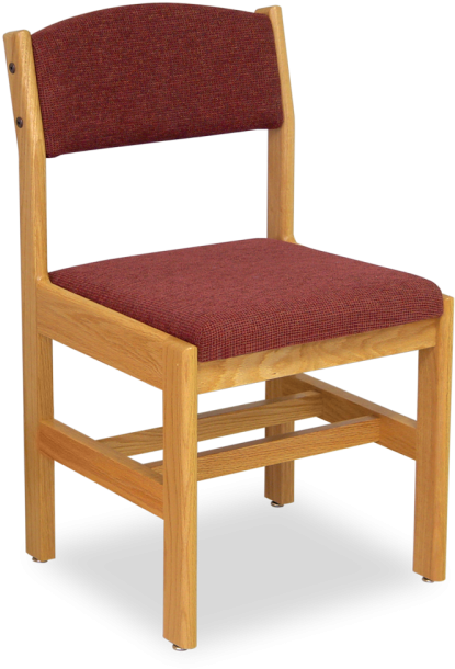 Post Leg Wood Library Chair Mediatechnologies Bm16a - Chair (480x640), Png Download