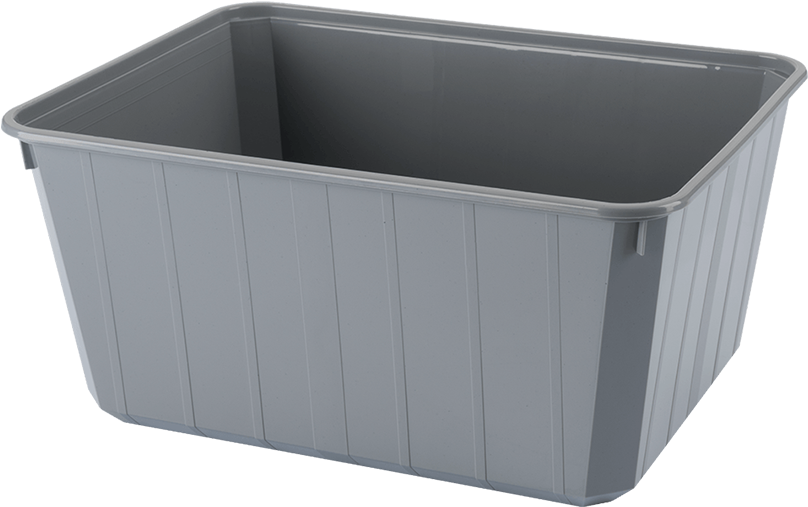 Grey Box - Storage Basket (1000x667), Png Download