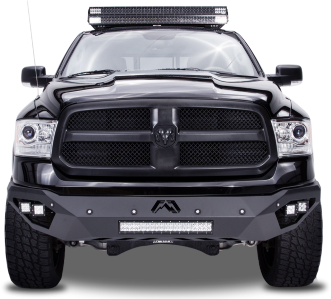 Fab Fours Dr13 D2951 1 Vengeance Front Bumper With - 2018 Ram 1500 Front Bumper (800x597), Png Download
