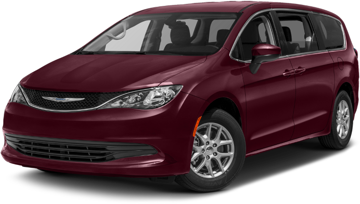 2017 Chrysler Pacifica Lx Fwd Velvet Red (800x662), Png Download