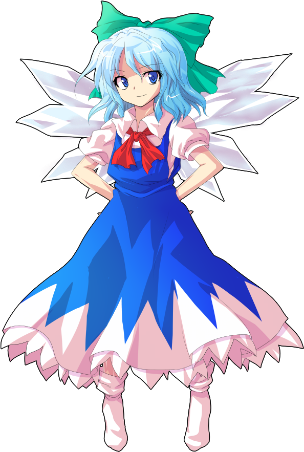 Cirno - 東方 チルノ (623x900), Png Download