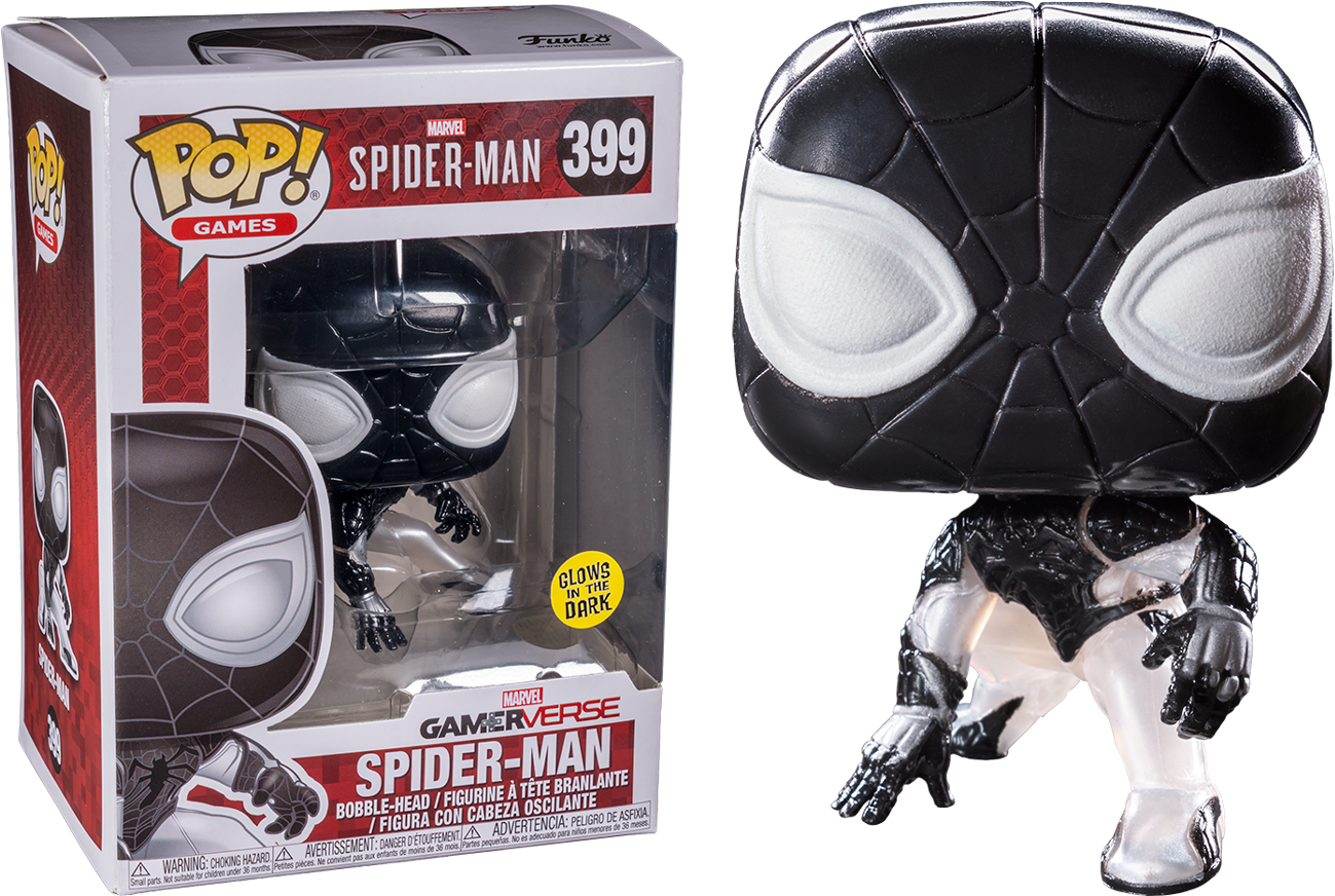 Marvel's - Spider Man Negative Suit Funko Pop (1400x871), Png Download