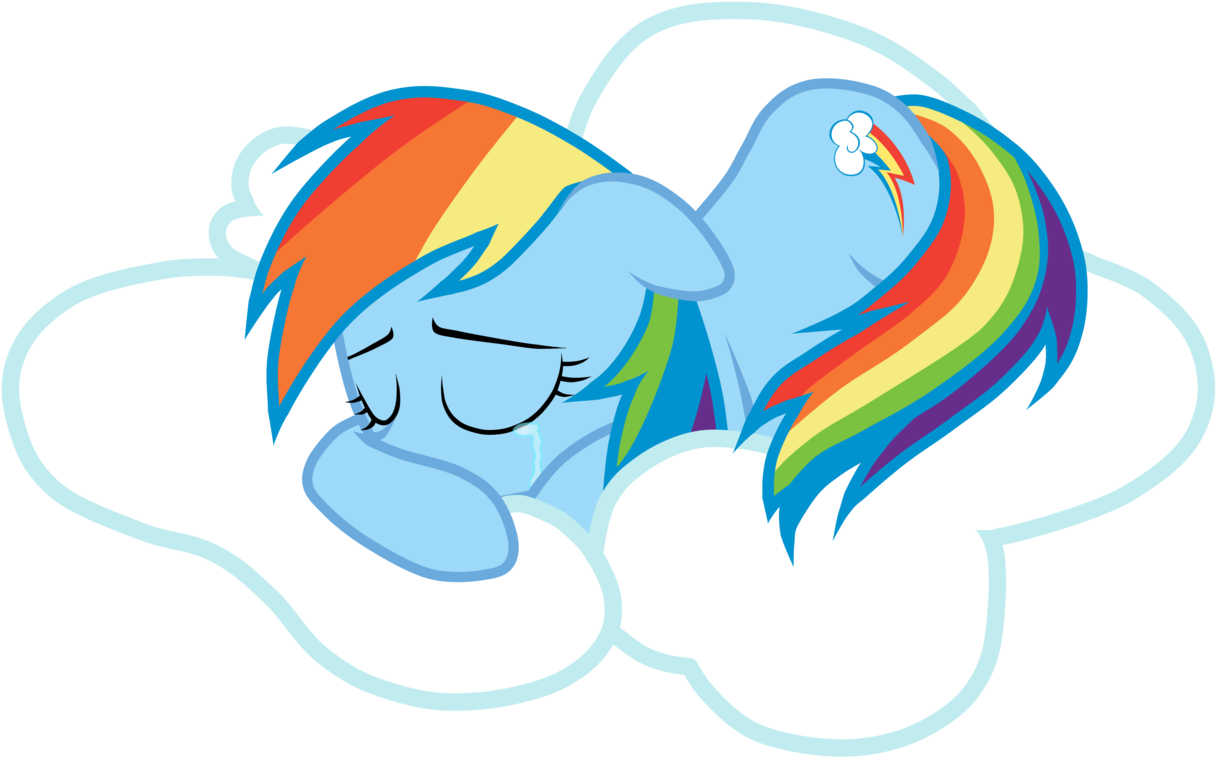 Rainbow Tears Png Image Black And White Download - Mlp Tear Rainbow Dash (1280x805), Png Download