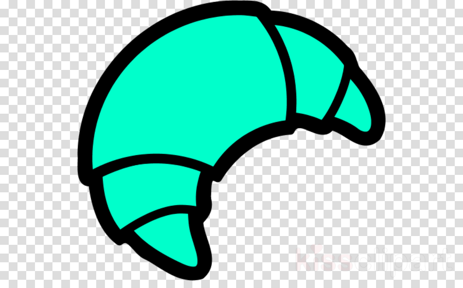 Croissant Black And White Clipart Croissant French - French Food Clipart (900x560), Png Download