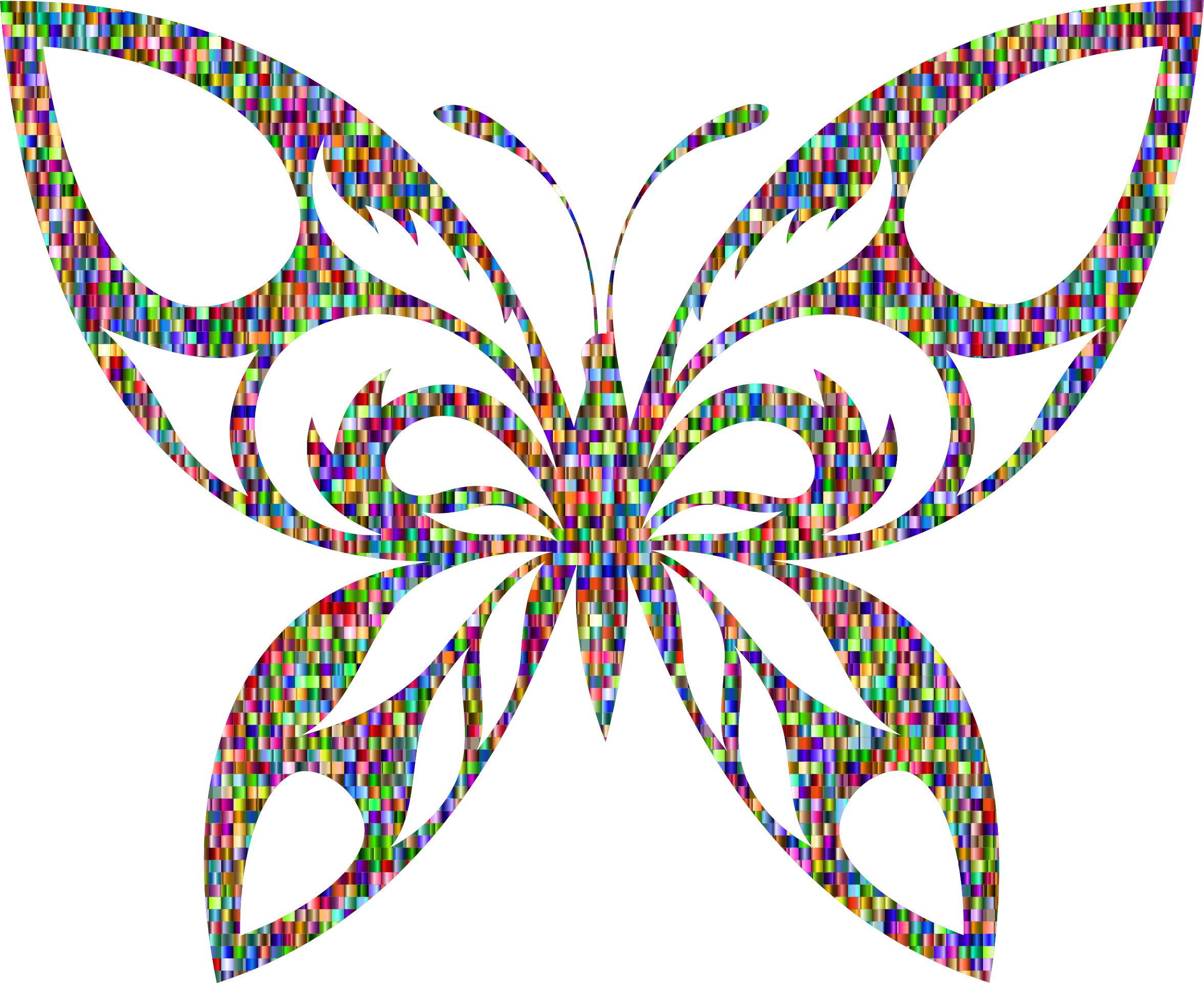 Butterfly Silhouette Clip Art At Getdrawings Com - Totes- Personalized-pink Butterfly (2354x1922), Png Download