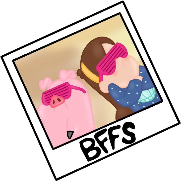Mabel And Waddles By Eclipse340 Tumblr Stickers, Cool (800x800), Png Download