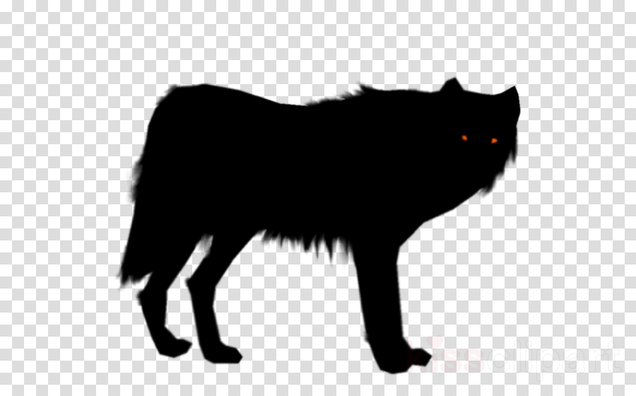 Wolf Silhouette Png Clipart Coyote Kunming Wolfdog - Picsart Hair Png Hd (900x560), Png Download