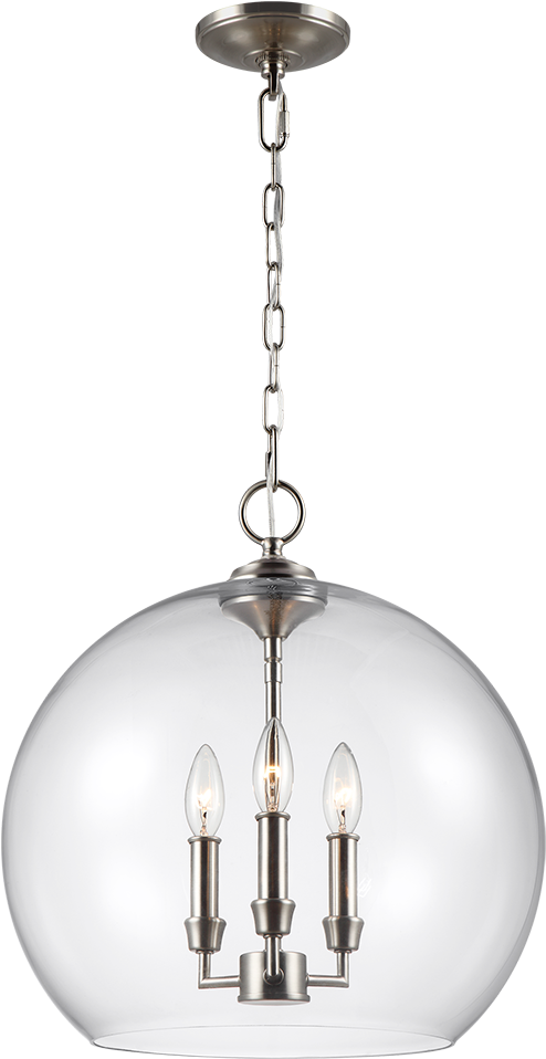 The Lawler 3-light Pendant By Feiss Captures The Cozy - Chilcott 3-light Globe Pendant Darby Home Co Finish: (735x1102), Png Download