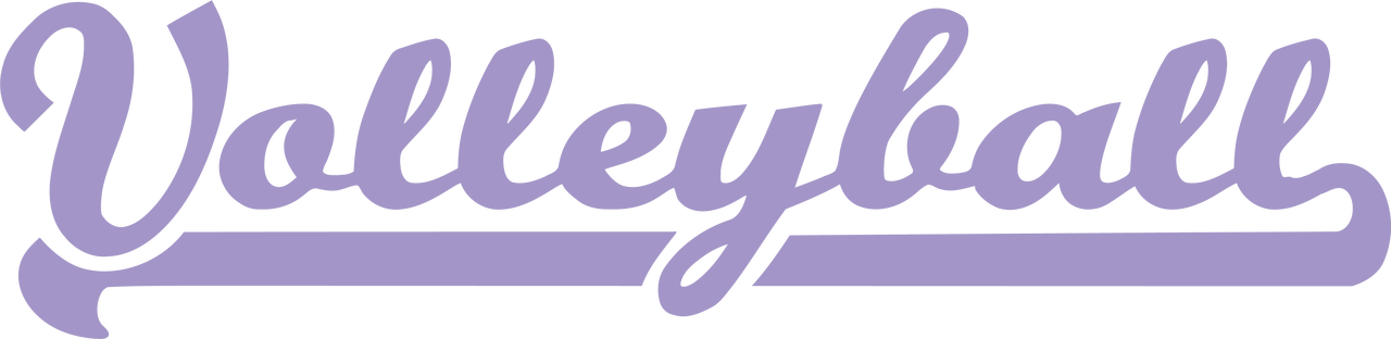 Image - Word Volleyball Images Style (1280x312), Png Download