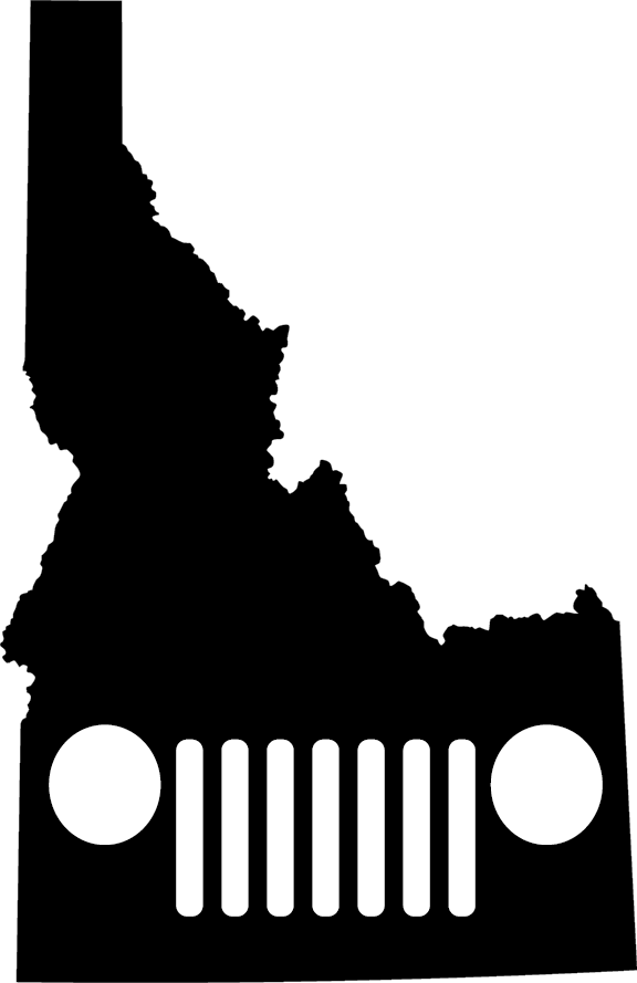 Idaho Grille Decal - Idaho Vector (576x889), Png Download