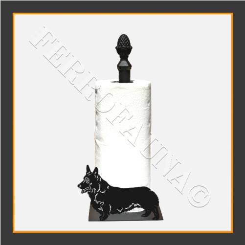Corgi Pembroke Kitchen Towel Holder Katt Rá A Felnagyításhoz - Great Dane (900x500), Png Download