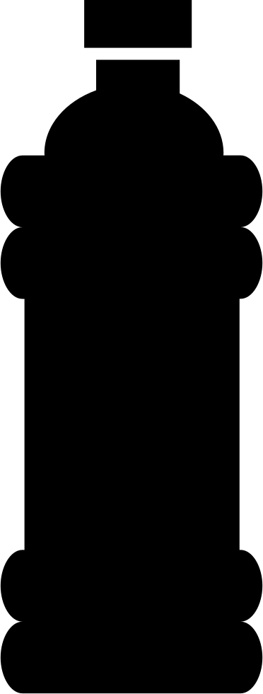 Cleaning Bottle Silhouette Comments (372x981), Png Download