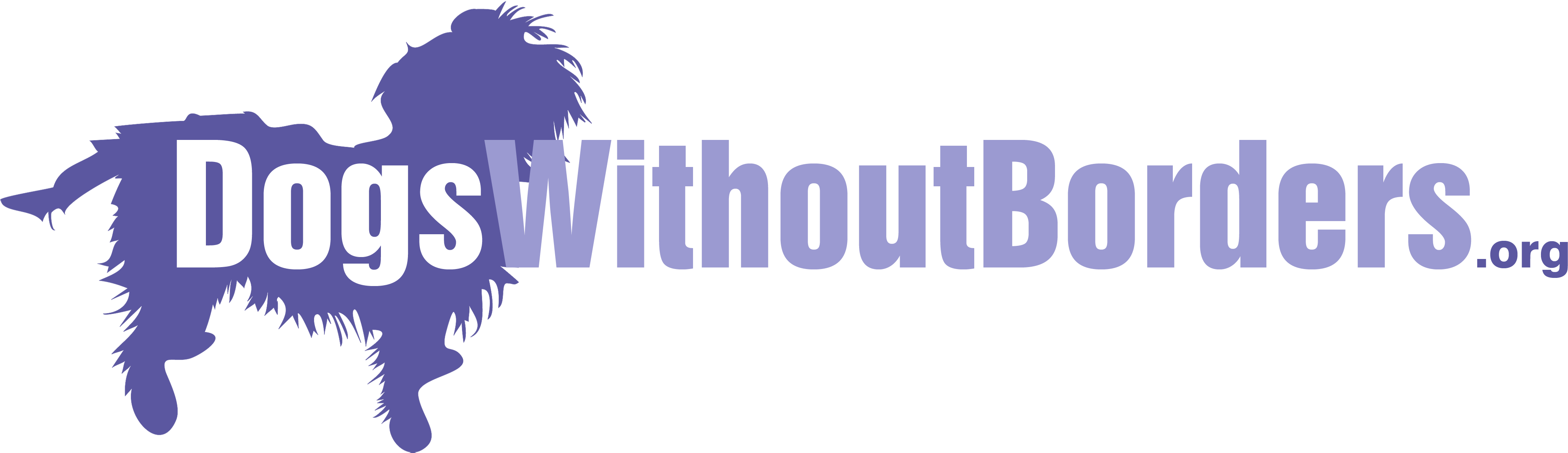 Silverlakeblog Announces Partnership With Dogs Without - Dogs Without Borders Logo (4440x1440), Png Download