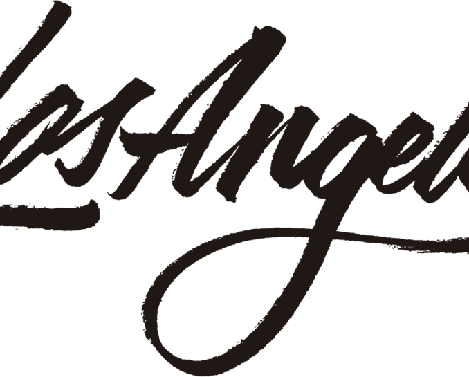 Picture Free Los Angeles Vectors Search Clip Art Png - Calligraphy Los Angeles Png (678x545), Png Download