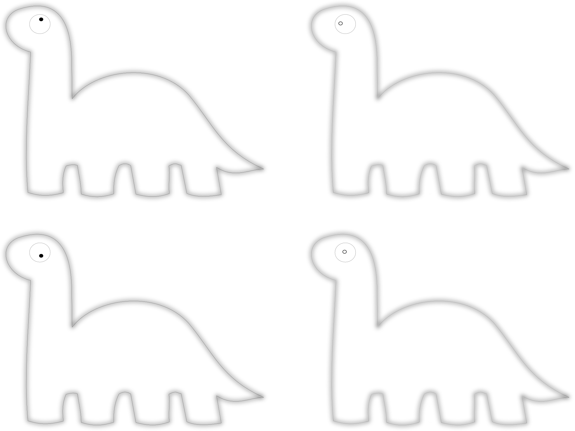 Dinosaur Clipart Black And White For Unique Dinosaur - Symbol For Dinosaur (1969x1477), Png Download