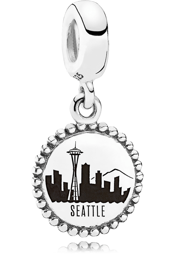 Pandora - Seattle - Pandora Seattle Charm (1000x1000), Png Download