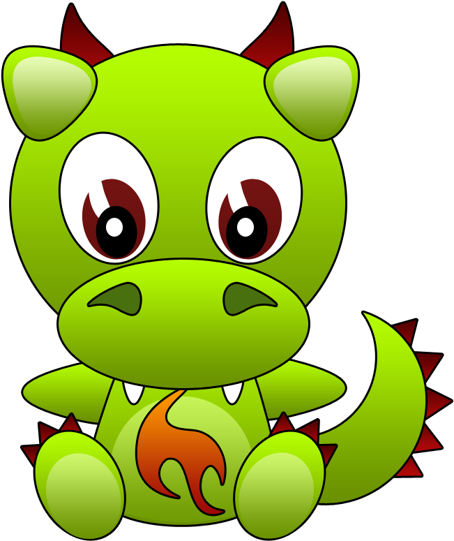 Mobile9 Clip Art - Dragon Not Scary (800x800), Png Download