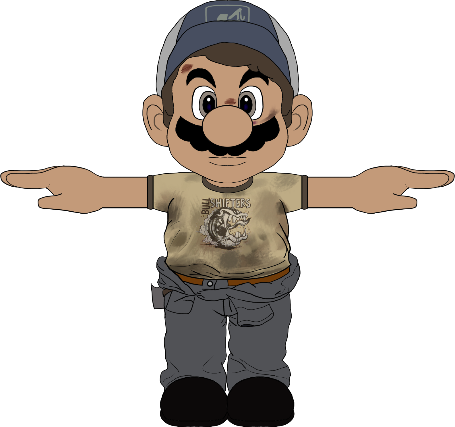 These Are 3d Model Sheets I Created For A Survivor (1585x1487), Png Download