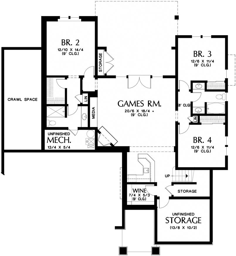 Image For Beaverton Beautiful Craftsman With Lots Of - House Plan (880x900), Png Download