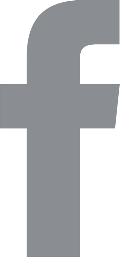 Facebook F Png Clipart Black And White Stock (384x821), Png Download