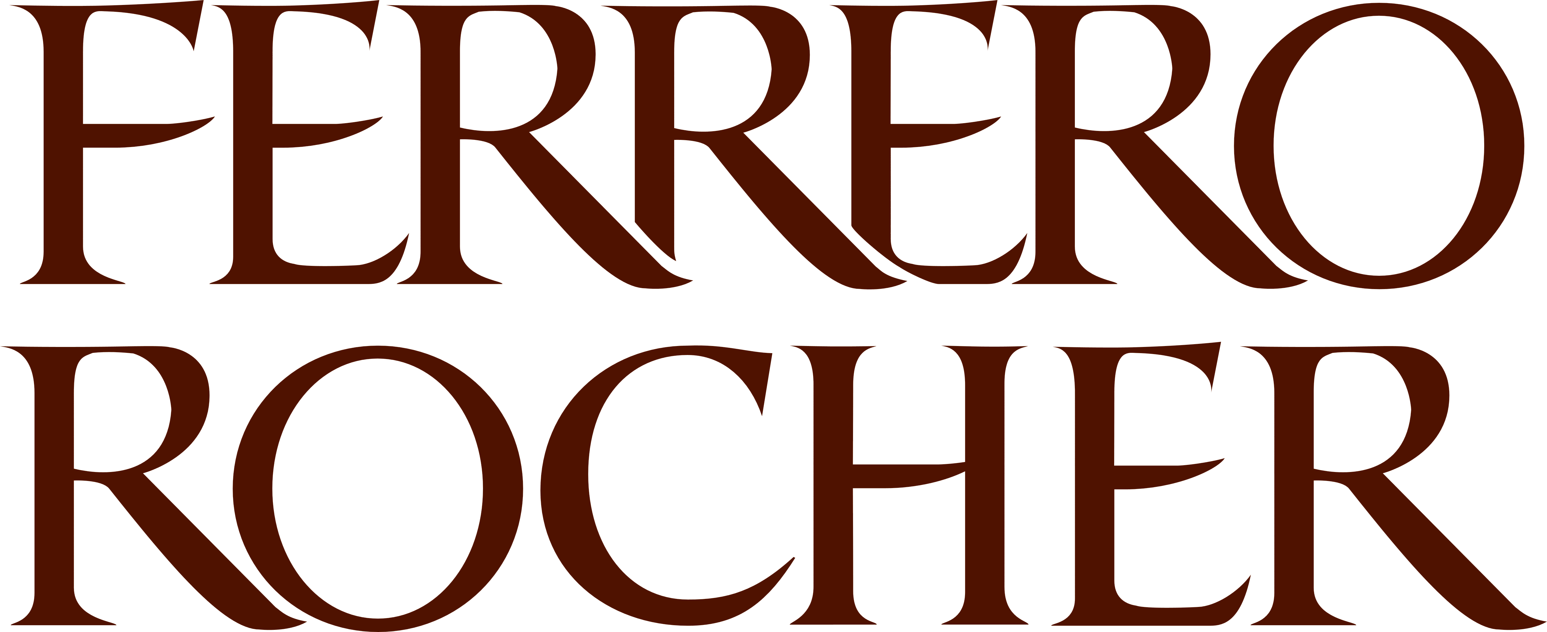 Ferrero Rocher Chocolate Logo (5000x2042), Png Download