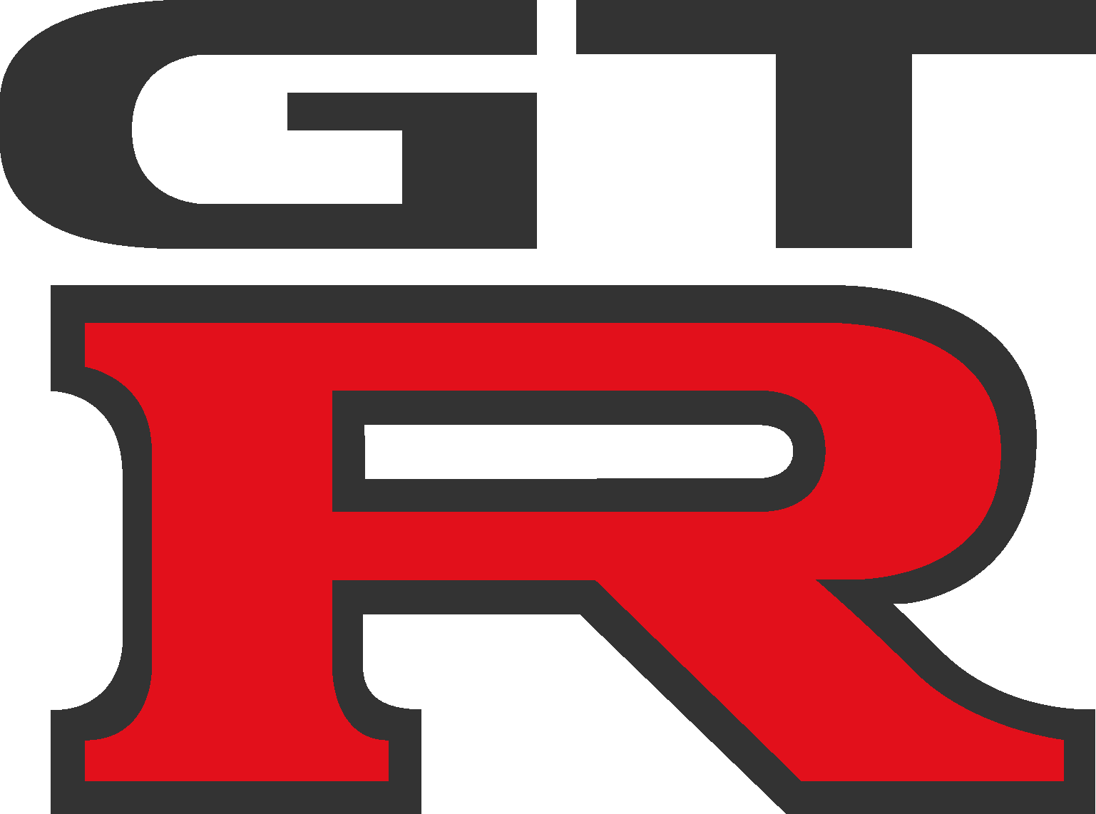 Nissan Gtr Logo - Gtr Sticker (1537x1142), Png Download