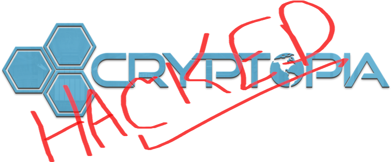 Hacked - Cryptopia Png (800x412), Png Download