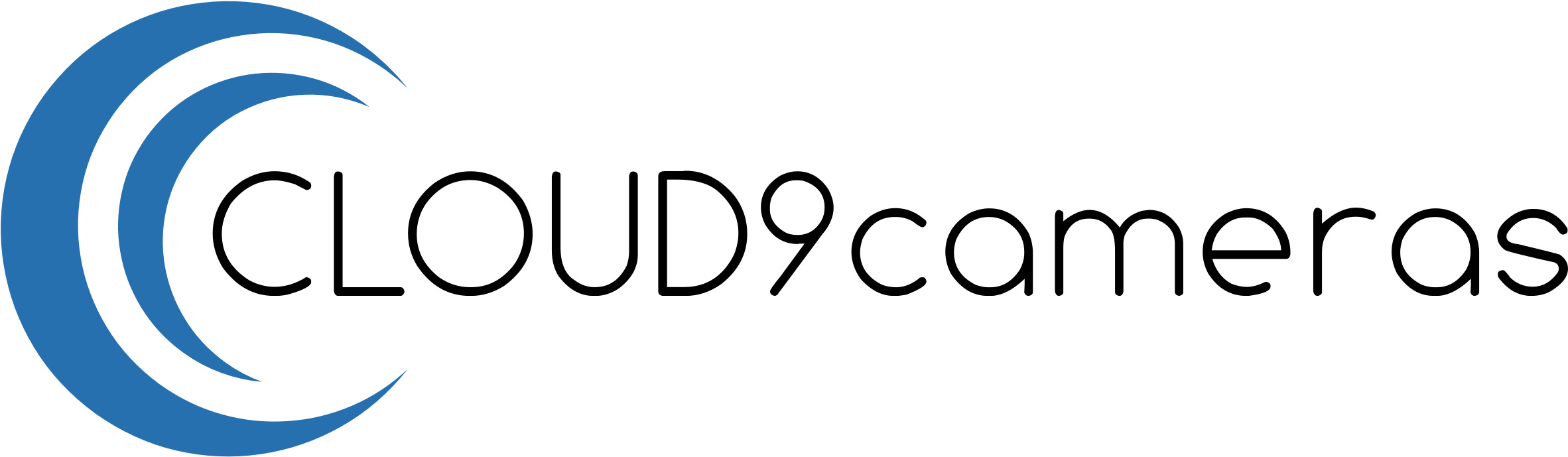 Cloud9 Cameras - Line Art (2442x754), Png Download