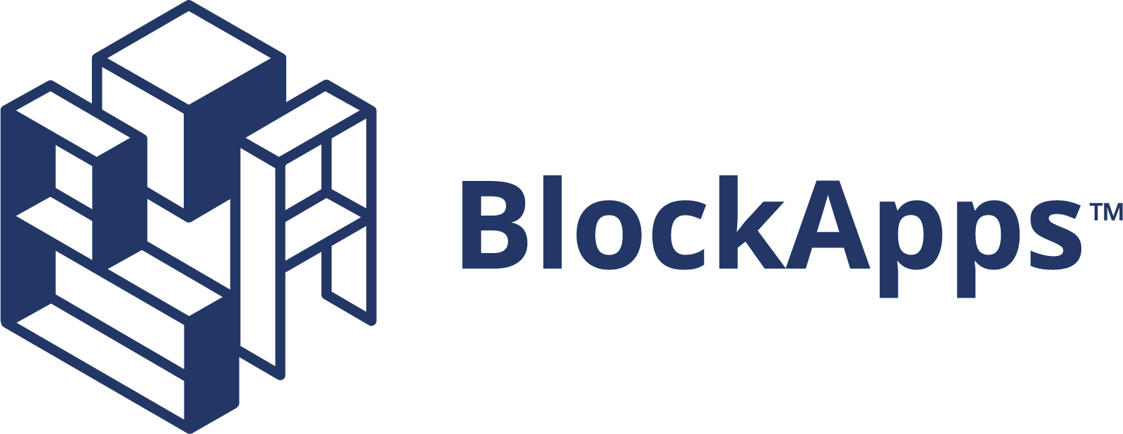 Blockapps Logo Horizontal Blue - Blockapps Logo (1589x614), Png Download