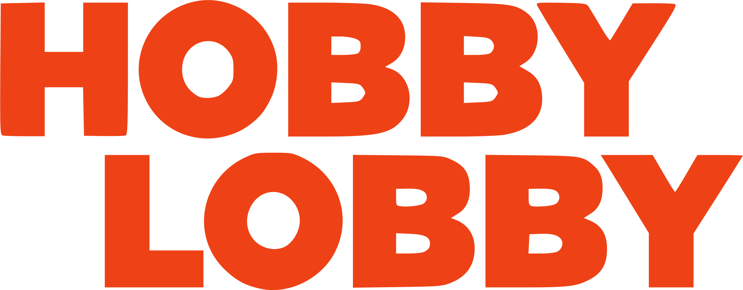 Hobby Lobby Logo Png Transparent - Hobby Lobby Coupon August 2017 (2400x938), Png Download