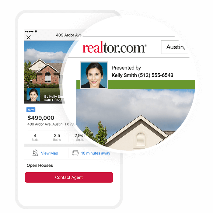 Track How Your Listings Perform Online - Realtor.com (700x700), Png Download