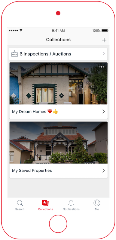Screen Saved - Real Estate Com App (401x800), Png Download