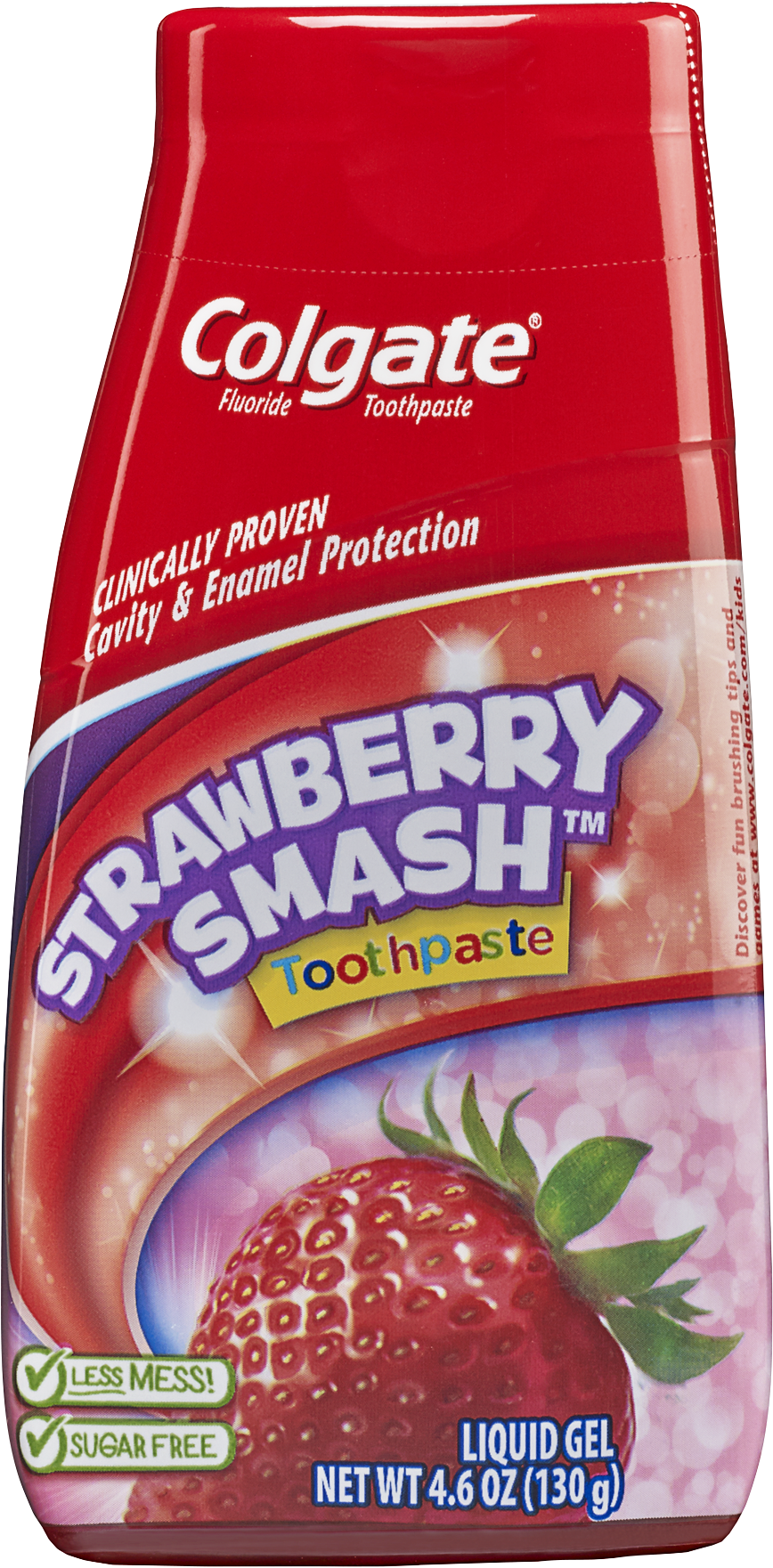 Colgate My First Baby And Toddler Fluoride Free Toothpaste - Colgate Strawberry Smash Toothpaste (1800x1800), Png Download