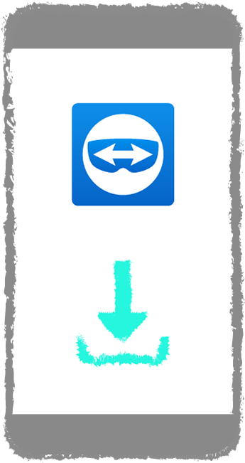 Have Your Partner In Need Of Support Install The Teamviewer (650x650), Png Download