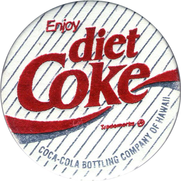 Coca Cola Bottling Company Of Hawaii Diet Coke Png - Coca Cola Diet 250ml (600x600), Png Download