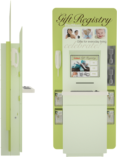 Fred Meyer Project Gift Registry Kiosk (568x558), Png Download
