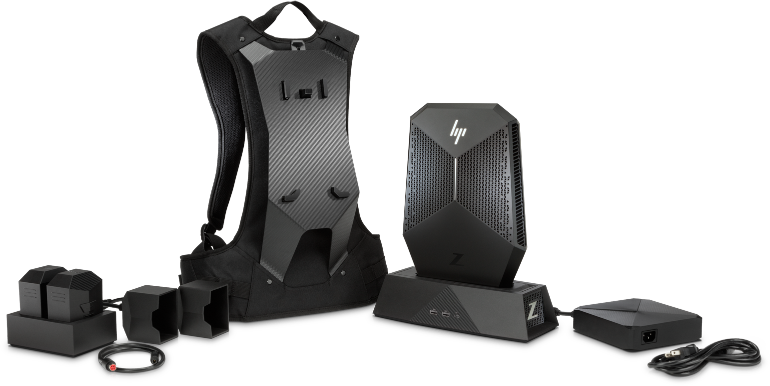 Hp And Nvidia Launch Vr Backpack Powered By Nvidia - Hp Z Vr Backpack G1 Workstation (1600x893), Png Download