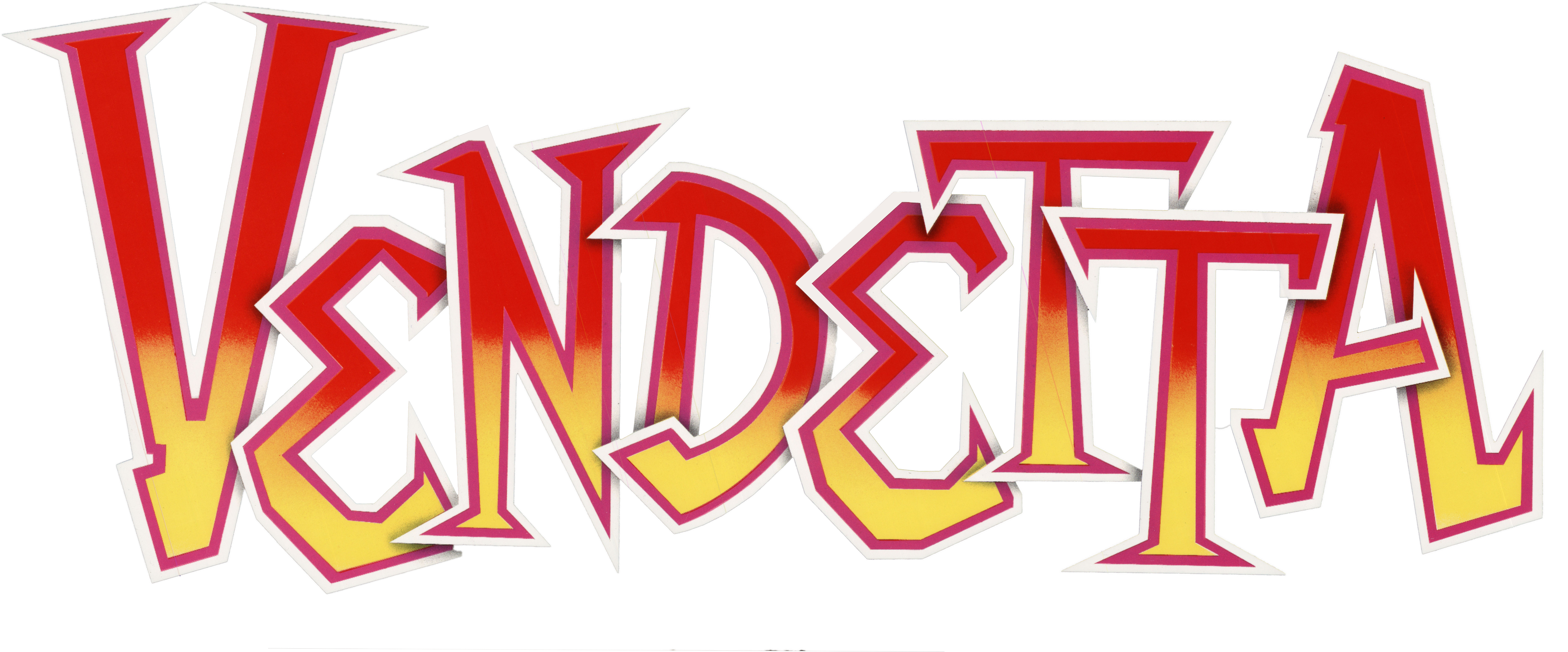 Vendetta Logo Cut - Logo (7304x3223), Png Download