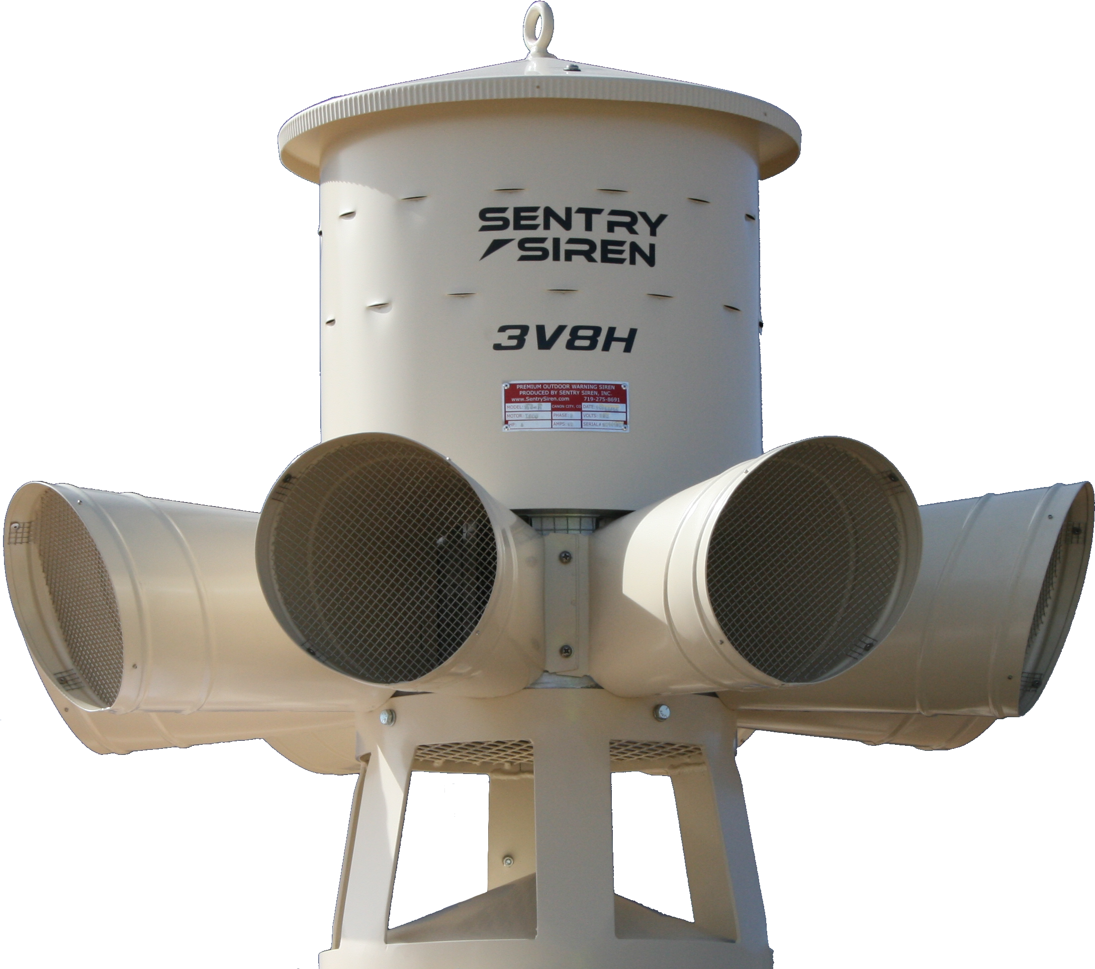 Model 3v8-h - Sentry Tornado Sirens (2237x1968), Png Download