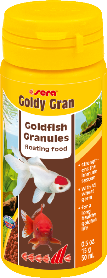 00863 Int Sera Goldy Gran 50 Ml - Sera Goldy Flake Fish Food 10g (358x929), Png Download
