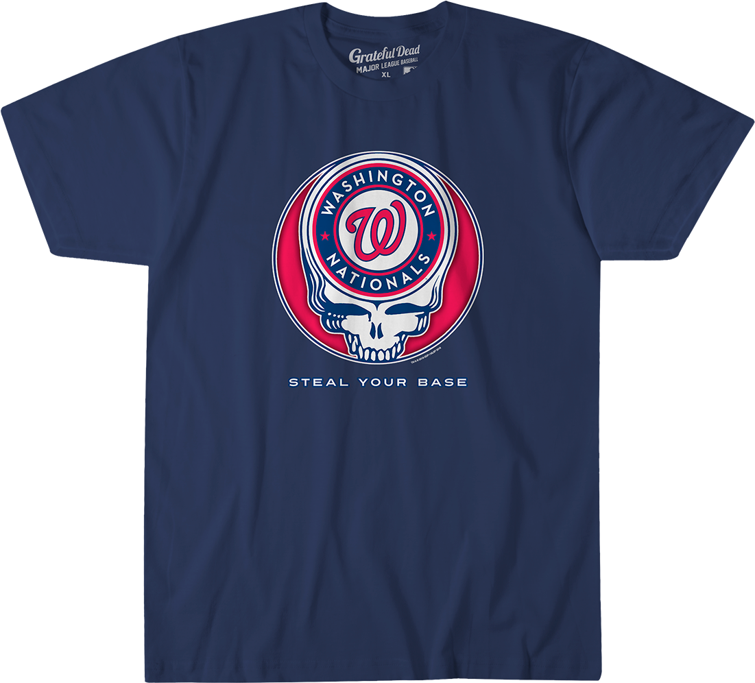 Washington Nationals Steal Your Base Navy Athletic - Fathead Washington Nationals 2014 Bryce Harper Teammate (1100x1100), Png Download