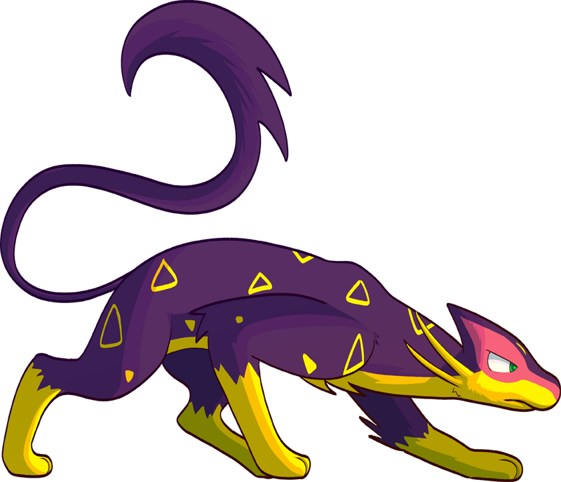 0 Yorum - Liepard Png (800x687), Png Download