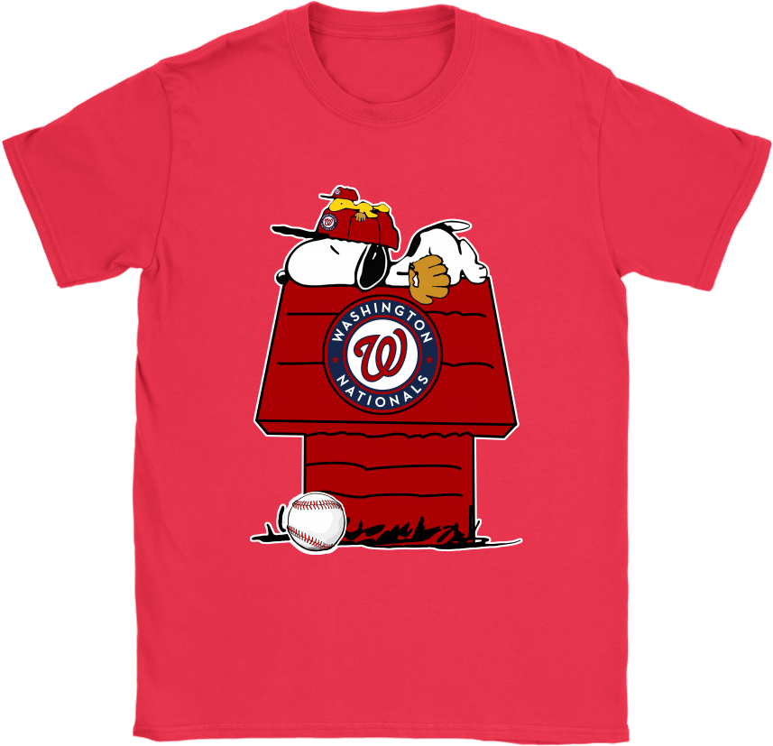 Washington Nationals Snoopy And Woodstock Resting Together - Charizard Shirt Kinderen (1024x1024), Png Download