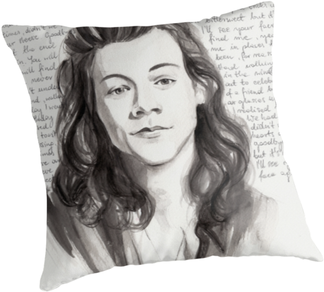 Drawing Methods Watercolor - Cushion (875x875), Png Download