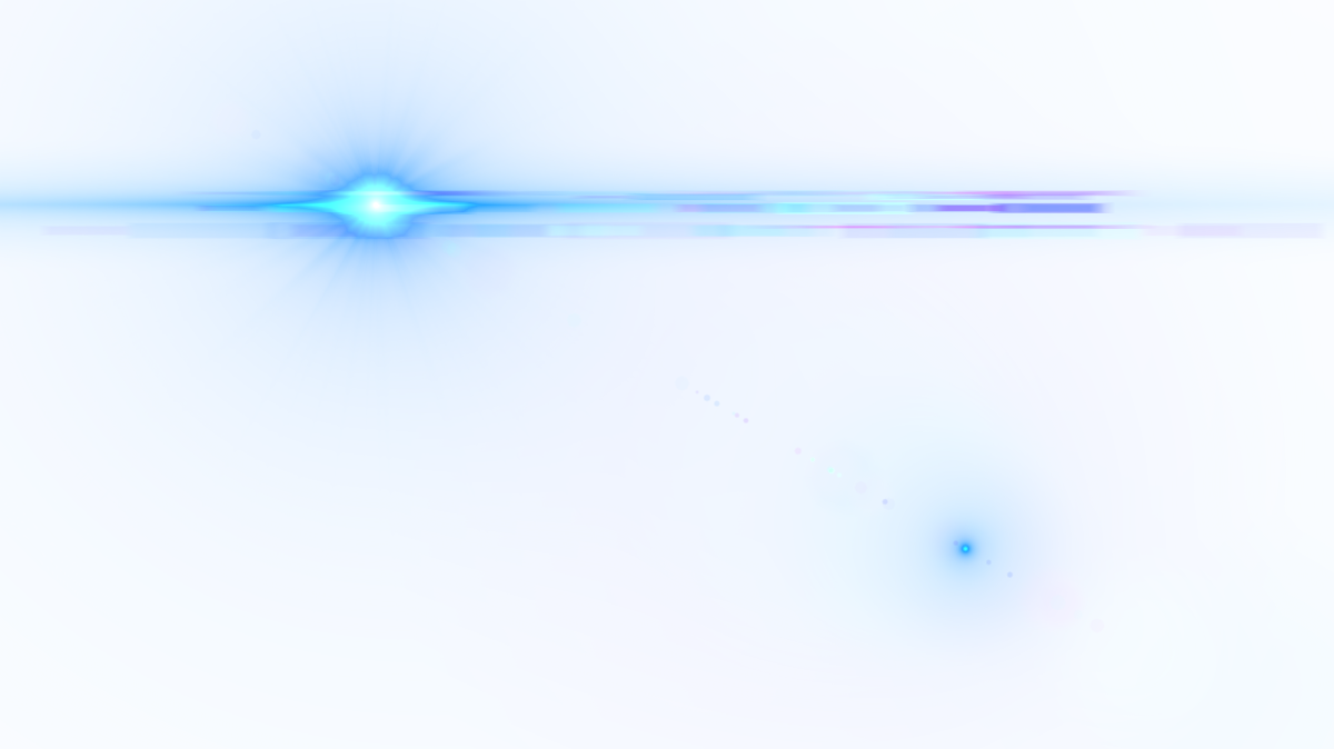 Side Blue Lens Flare Png Image - Sea (1200x674), Png Download