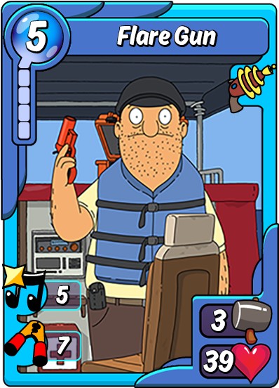 Flare-gun - Vitruvian Man Animation Throwdown (450x600), Png Download