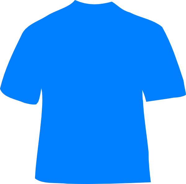 Blue T-shirt Svg Clip Arts 576 X 595 Px (576x595), Png Download