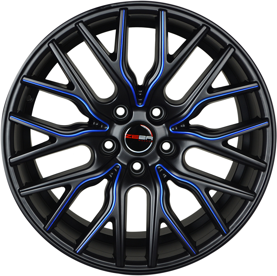 Rodas Pretas Esportivas Aro 15 E 17 (1000x1000), Png Download